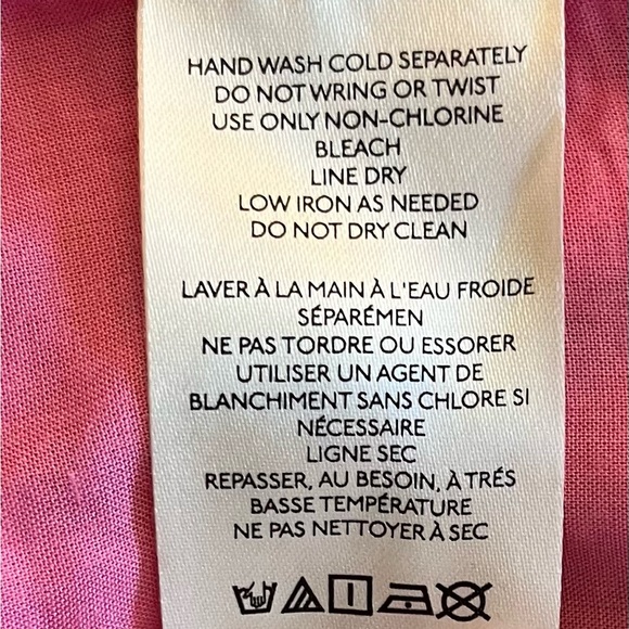 ANTHROPOLOGIE EMBROIDERY & APPLIQUED SHIFT DRESS SIZE 12 PINK ORANGE - Picture 15 of 16